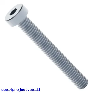 בורג אלן נמוך M4x30mm - חבילה של 25