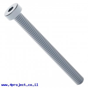 בורג אלן נמוך M4x40mm - חבילה של 25