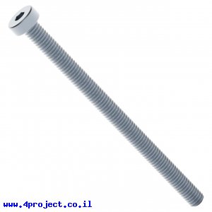 בורג אלן נמוך M4x60mm - חבילה של 25