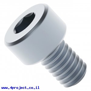 בורג אלן M4x6mm - חבילה של 25