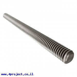 מוט הברגה M4, אורך 60 מ"מ - חבילה של 2