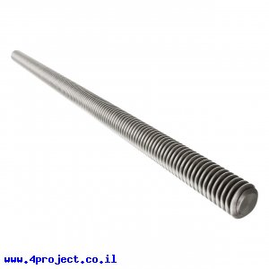 מוט הברגה M4, אורך 100 מ"מ - חבילה של 2