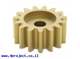 תמונה של מוצר גלגל שיניים MOD 0.8, ציר C1-24T, פליז - 15 שיניים