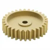 גלגל שיניים MOD 0.8, ציר C1-24T, פליז - 30 שיניים
