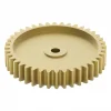 גלגל שיניים MOD 0.8, ציר C1-24T, פליז - 40 שיניים
