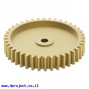 גלגל שיניים MOD 0.8, ציר C1-24T, פליז - 40 שיניים