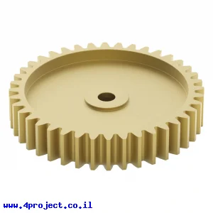 גלגל שיניים MOD 0.8, ציר C1-24T, פליז - 40 שיניים