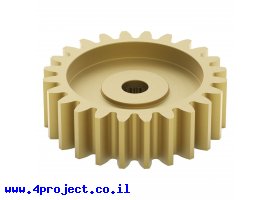 תמונה של מוצר גלגל שיניים MOD 0.8, ציר 3F-25T, פליז - 24 שיניים