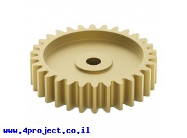 תמונה של מוצר גלגל שיניים MOD 0.8, ציר 3F-25T, פליז - 30 שיניים