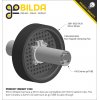 גלגל Rhino בקוטר 120 מ"מ לתבנית goBILDA, ציר 32 מ"מ