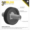 גלגל Rhino בקוטר 96 מ"מ לתבנית goBILDA, ציר 32 מ"מ