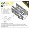 גלגל שיניים MOD1.5 לציר REX 8 מ"מ, 20 מעלות, פלדה - 14 שיניים