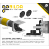 גלגל שיניים Miter MOD1.25 לציר 6 מ"מ, 45 מעלות, פלדה - 30 שיניים