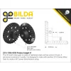 גלגל שיניים Miter MOD1.25 לציר 6 מ"מ, 45 מעלות, פלדה - 30 שיניים