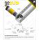 גלגל שיניים Miter MOD1.25 לציר REX 8 מ"מ, 45 מעלות, פלדה - 30 שיניים