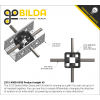 גלגל שיניים Miter MOD1.25 לציר REX 8 מ"מ, 45 מעלות, פלדה - 30 שיניים