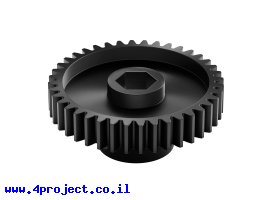תמונה של מוצר גלגל שיניים MOD0.8 לציר 8 מ"מ בצורת REX, פלדה - 40 שיניים