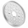 גלגל שיניים MOD0.8, ציר 14 מ"מ, אלומיניום - 80 שיניים