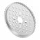 גלגל שיניים MOD0.8, ציר 14 מ"מ, אלומיניום - 90 שיניים