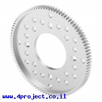 גלגל שיניים MOD0.8, ציר 32 מ"מ, אלומיניום - 96 שיניים