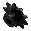 גלגל שיניים לשרשרת 8mm, לציר 6 מ"מ בצורת D, פלדה - 10 שיניים