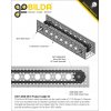 גלגל שיניים לשרשרת 8mm, לציר 8 מ"מ בצורת REX, פלדה - 10 שיניים