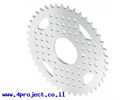 תמונה של מוצר גלגל שיניים לשרשרת 8mm, לציר 32 מ"מ, אלומיניום - 42 שיניים