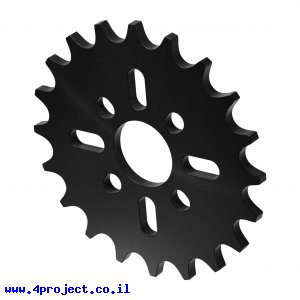 גלגל שיניים לשרשרת 8mm, לציר 14 מ"מ, פלסטיק - 20 שיניים