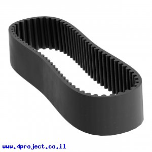 רצועת תזמון 3mm HTD סגורה, רוחב 15mm, היקף 204 מ"מ, 68 שיניים