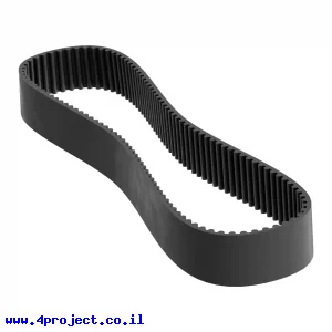 רצועת תזמון 3mm HTD סגורה, רוחב 15mm, היקף 348 מ"מ, 116 שיניים