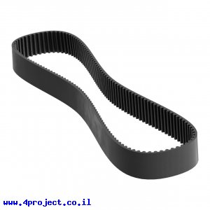 רצועת תזמון 3mm HTD סגורה, רוחב 15mm, היקף 444 מ"מ, 148 שיניים