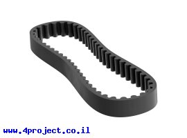 תמונה של מוצר רצועת תזמון 5mm HTD סגורה, רוחב 9mm, היקף 265 מ"מ, 53 שיניים