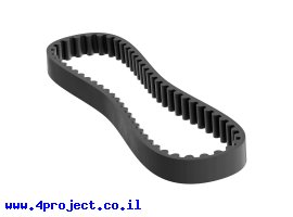 תמונה של מוצר רצועת תזמון 5mm HTD סגורה, רוחב 9mm, היקף 295 מ"מ, 59 שיניים