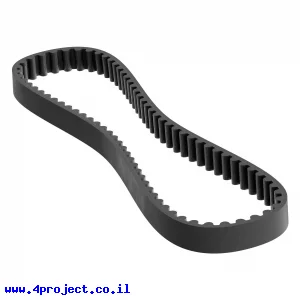 רצועת תזמון 5mm HTD סגורה, רוחב 9mm, היקף 380 מ"מ, 76 שיניים
