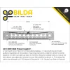 רצועת תזמון 5mm HTD סגורה, רוחב 9mm, היקף 535 מ"מ, 107 שיניים