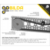 רצועת תזמון 5mm HTD סגורה, רוחב 9mm, היקף 650 מ"מ, 130 שיניים