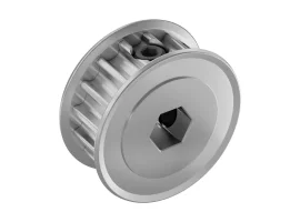 תמונה של מוצר גלגלת רצועת תזמון 5mm HTD לציר REX 8 מ"מ - 15 שיניים - גרסה קודמת