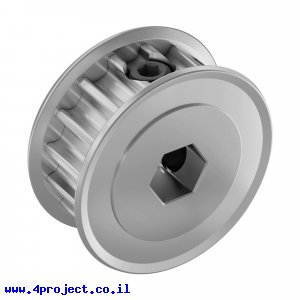 גלגלת רצועת תזמון 5mm HTD לציר REX 8 מ"מ - 15 שיניים - גרסה קודמת