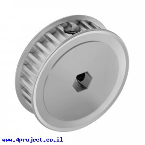 גלגלת רצועת תזמון 5mm HTD לציר REX 8 מ"מ - 24 שיניים - גרסה קודמת