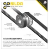גלגלת רצועת תזמון 5mm HTD לציר 14 מ"מ - 24 שיניים