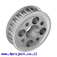 גלגלת רצועת תזמון 5mm HTD לציר 14 מ"מ - 24 שיניים