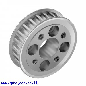 גלגלת רצועת תזמון 5mm HTD לציר 14 מ"מ - 24 שיניים