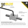 גלגלת רצועת תזמון 3mm HTD לציר 6 מ"מ - 18 שיניים - גרסה קודמת