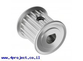 תמונה של מוצר גלגלת רצועת תזמון 3mm HTD לציר 6 מ"מ - 18 שיניים - גרסה קודמת
