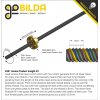 בורג הנעה 8mm ACME, תנועה של 8 מ"מ לסיבוב – אורך 550 מ"מ (goBILDA)