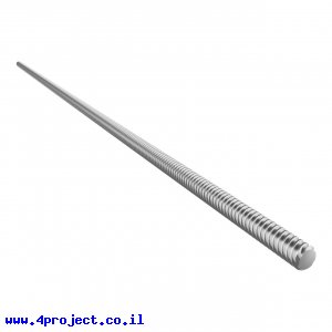 בורג הנעה 8mm ACME, תנועה של 8 מ"מ לסיבוב – אורך 550 מ"מ (goBILDA)