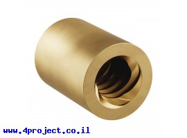 תמונה של מוצר אום לבורג הנעה 8mm, תנועה של 8 מ"מ לסיבוב - קוטר 12 מ"מ (goBILDA)