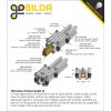 אום לבורג הנעה 8mm, תנועה של 8 מ"מ לסיבוב - רכיב החלקה ב-goRAIL פתוח (goBILDA) - גרסה קודמת