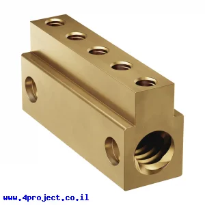 אום לבורג הנעה 8mm, תנועה של 8 מ"מ לסיבוב - רכיב החלקה ב-goRAIL פתוח (goBILDA) - גרסה קודמת