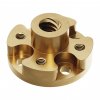 אום לבורג הנעה 8mm, תנועה של 8 מ"מ לסיבוב - תבנית חורים goBILDA